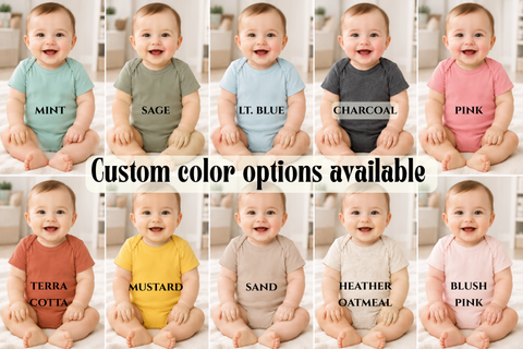 Mom's Boob Ribbon Playful Baby Bodysuit