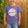Child wearing a purple t-shirt with a logo, standing in a field of tall grass and plants.